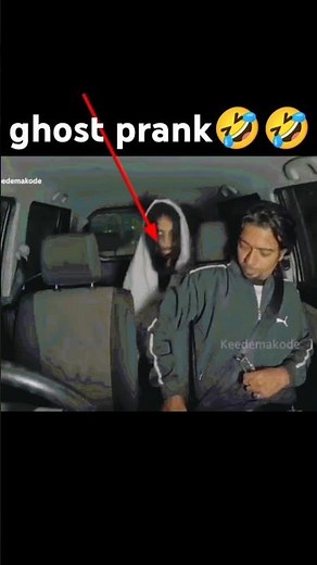 ghost prank in car 🤣🤣/prank in car /prank video prat_41 #ghost #ghostprank #ghostprankincar
