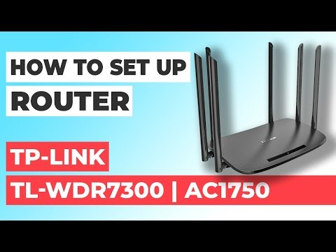 ✅ How to Setup TP-Link TL-WDR7300 | How to Set Up TP-Link AC1750 TL-WDR7300 WiFi Router