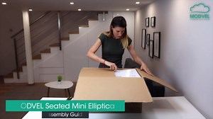 MODVEL Seated Under Desk Elliptical Machine for Home Workout, Mini Elliptical, Desk Bike Pedal Exerciser, Whisper Quiet, Under Desk Pedal Exerciser w/Adjustable Resistance & LCD Display