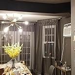 13" H Amber Flower Vase,4.85lb Large Glass Vases for Home Decoration, Noble Gray Vase for Flower Luxury Decor