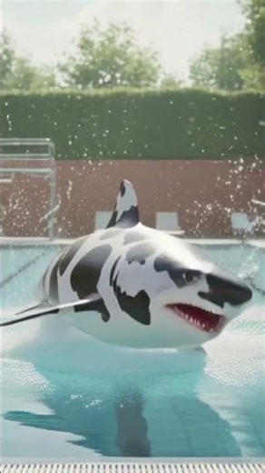 Chú cá mập bò sữa đáng thương cứu người dân khỏi lũ dữ