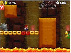 NSMB hack castle world: 2-castle