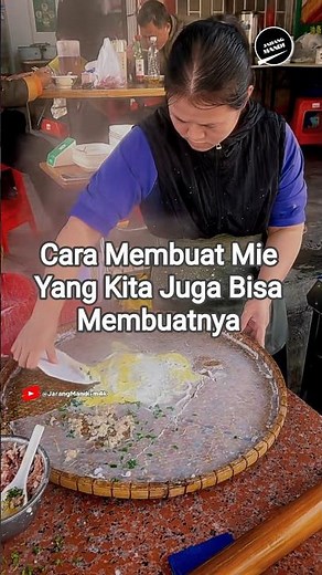 Mie Ini Dibuat Dengan Tanpah Bambu #jarangmandi #faktaunik #kuliner #mie