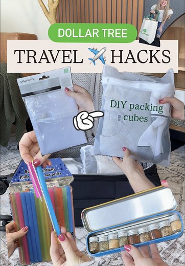 Affordable Travel Prep with Dollar Tree Hacks