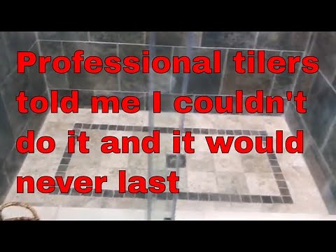 Fiberglass Tub to Tile Shower Conversion