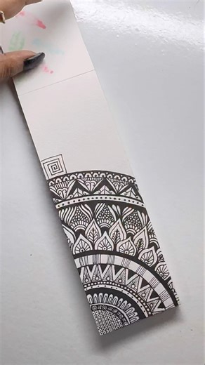 Mandala art try 🫣 #art #drawing #painting #shorts