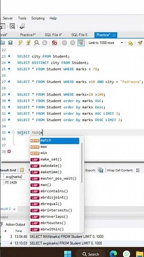 SQL max Command