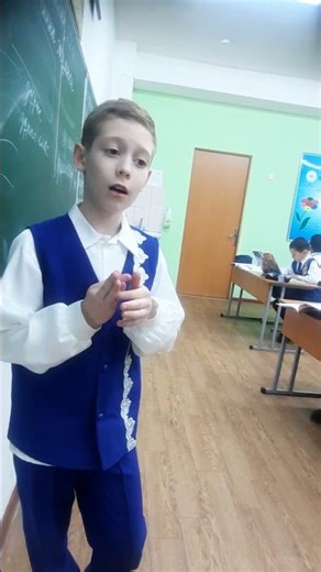 Қазақ тілі сабағында.Тақырыбы: Көктем мезгілі.Лазо Глеб 3- сынып оқушысы