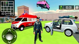 449K views · 12K reactions | 911 Emergency Ambulance Simulator - Policeman Driver! Android gameplay #games #gameplay | Oddman Games TV | Facebook