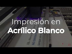 Impresión Directa en Acrílico Blanco