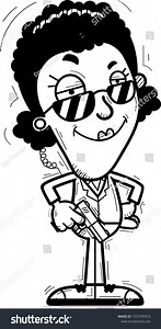 Cartoon Illustration Black Woman Secret Service Stock Vector (Royalty Free) 1073790953 | Shutterstock