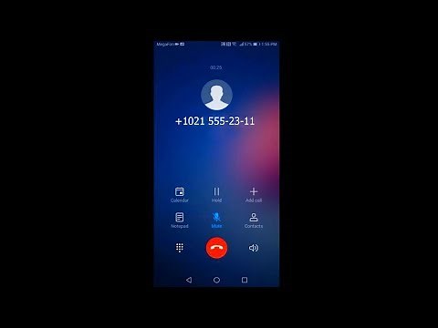 HUAWEI P smart incoming call
