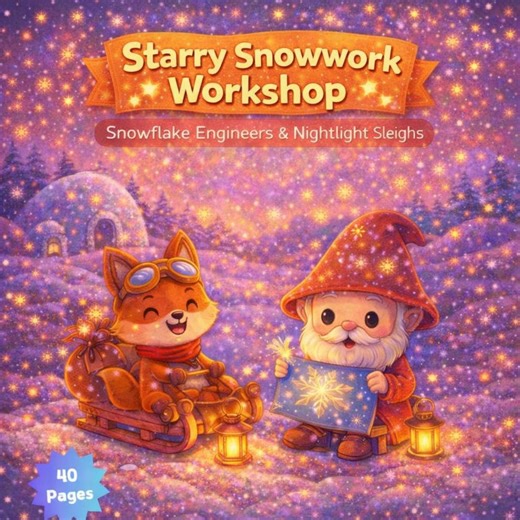 Kids Coloring Pages Printable – Winter & Snowflake Coloring Book for Kids Ages 3–7 | Starry Snow-work Workshop - Etsy Australia