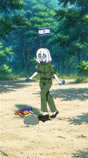 How Different Countries Avoid a Land Mine 😁 #countryhumans #animation #meme