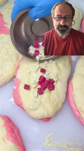 Japanese Strawberry Bread That Will Break Your Brain! 🍓🍞 #GourmetSpecialist