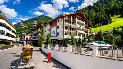 Ischgl, Austria ski resort, Tyrol Alps (4K)