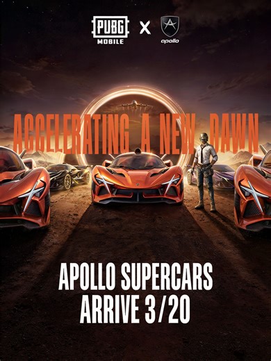 PUBG MOBILE X Apollo Automobil｜Collaboration Trailer Pure power. Precision engineering. Unmatched presence. ⚡ Apollo Automobil’s iconic hypercars are arriving in PUBG MOBILE from 03/20 – 05/10 Get the Apollo Project EVO and Apollo Intensa Emozione, and command the road in style with a variety of colorways and exclusive items. The race is yours to own. 📱 https://pubgmobile.go.link/Apollo #PUBGMxApollo #ApolloAutomobil #ApolloIE #ApolloProjectEVO