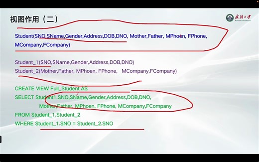 CREATE语句——（3）CREATE VIEW