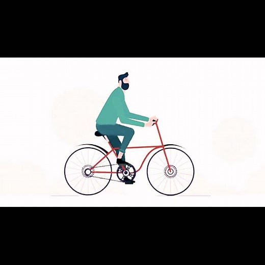 Energy transformations while riding a bicycle