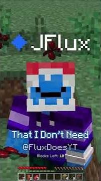 Minecraft, but I can only break a certain amount of blocks #minecraft #minecraftshorts #shorts