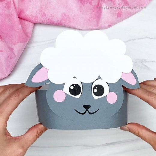 🐑 Sheep Headband Craft ✂️ Get the template on the blog | Simple Everyday Mom