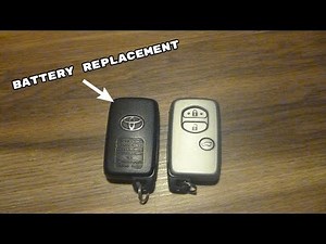 Toyota Prado Key Fob Battery Replacement