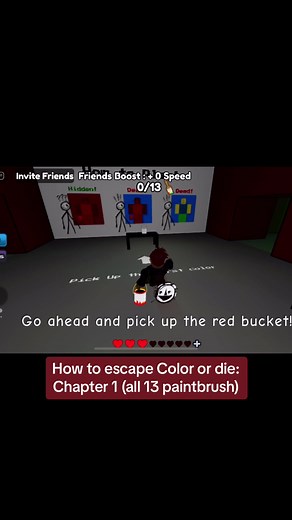 Color or Die Chapter 1: Roblox Escape Guide (All 13 Paintbrushes)