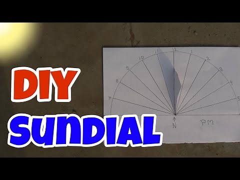 How To Make A Sundial | DIY Sundial | How to Make a Sun Clock | Science Project