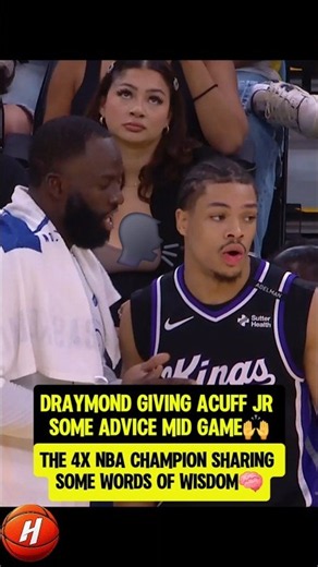 Acuff Jr getting VETERAN advice🗣🧠