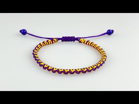 How to Braid Bracelet with String | Braided Bracelet Tutorial for Beginners | DIY Macrame Bracelets
