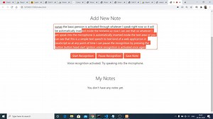 Javascript Speech to Text Notes App Using Web Speech API Full Project For Beginners