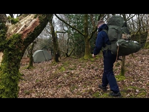 24 hour solo wild camp on a cold spring night!! ⛺️