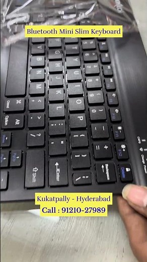 Ultra Slim Bluetooth Keyboard Connect to Mobile, Laptop, TV Lightweight & Premium #bluetoothkeyboard
