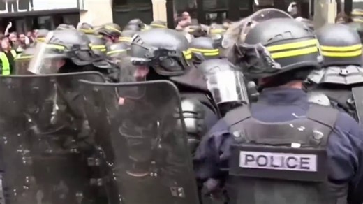 Thousands of protesters march in Paris to call out labor conditions