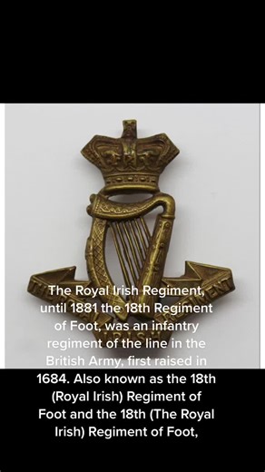 La historia del Regimiento Real Irlandés