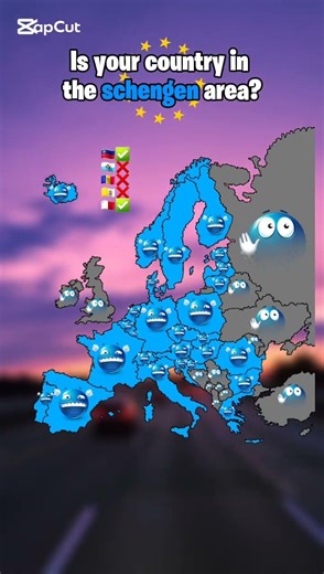 Is your country in the schengen area?#fypシ #europe #map #viral #mapping #shorts #trending #geography