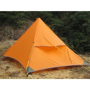 [Hot Item] Compact Two-Level Zippered Tent for Solo Mountain Camping