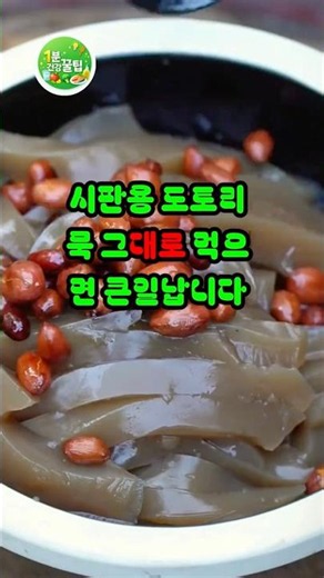 시판용 도토리묵 그대로 먹으면 큰일납니다 #추천 #생활꿀팁 #집밥레시피 #요리꿀팁 #집밥