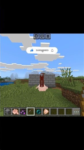 #shorts Minecraft bow shot to Enderman 😱 part(1),no mods..