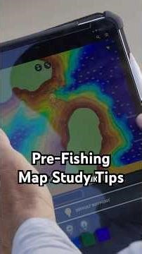 Pre-Fishing Map Study Tips 🗺️👀 #Humminbird