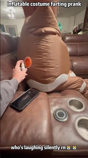 Inflatable costume farting prank 😂#copsoftiktok #prank #funny #viral #fart
