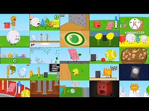 All BFDI Episodes (Season 1) Played at the same time
