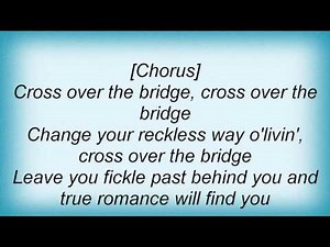 16928 Patti Page - Cross Over The Bridge Lyrics