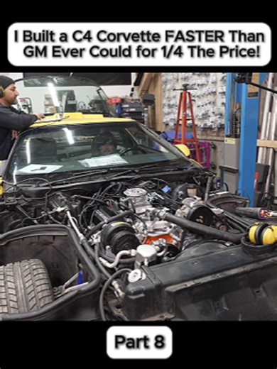 I Built a C4 Corvette FASTER Than GM Ever Could for 1/4 The Price!#engine #enginebuild #fyp #oldcar #mechanics #error404 #error #autorepairshop #infinite #remove #power #westen #westenchamplin #westend