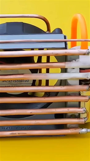 make mini ac at home ! #experiment #diy #trending #project #viral #shorts