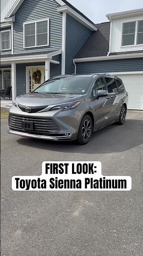 2026 Toyota Sienna Platinum – First Look Walkaround