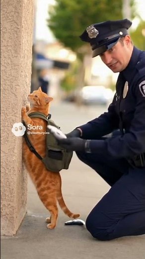 “Cat Gets ‘Arrested’: Officer Finds Fish & Catnip in Hilarious Street Frisk”