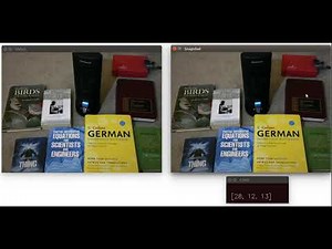 Get pixel RGB value from webcam video with OpenCV