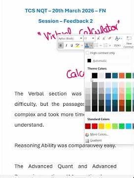 TCS NQT 20 March 2026 FN Shift Feedback 2 🔥 Real Analysis | Must Watch