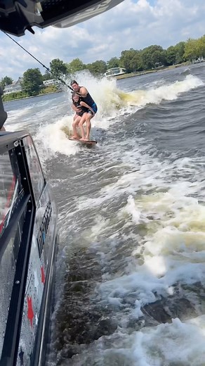 Lyn-z Pastrana on Instagram: "Surfing, sunshine, and family time! @montaraboats @doomswellwakesurf @surfunion"